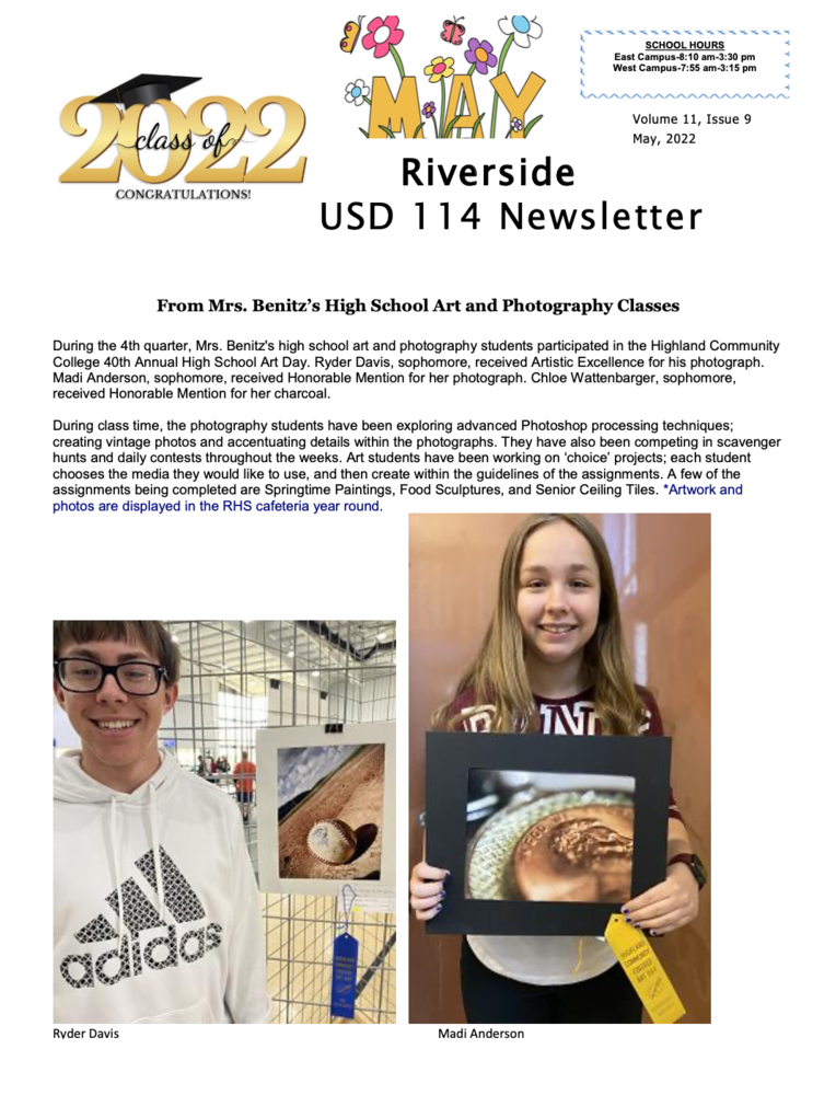 May Newsletter