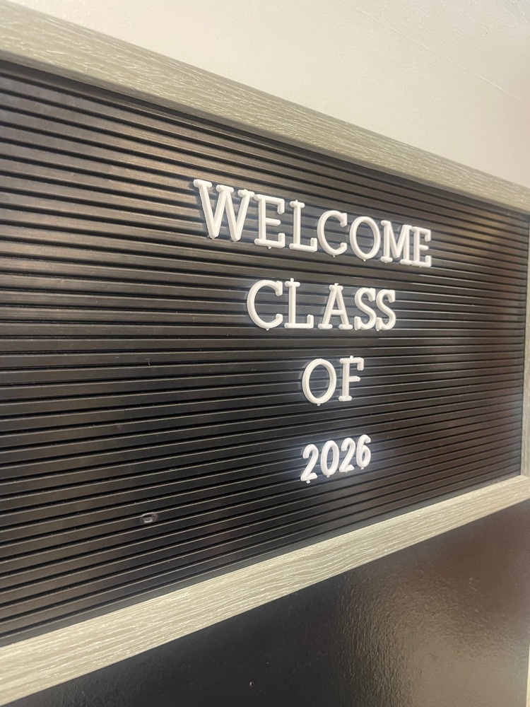 Looking forward to having the class of 2026