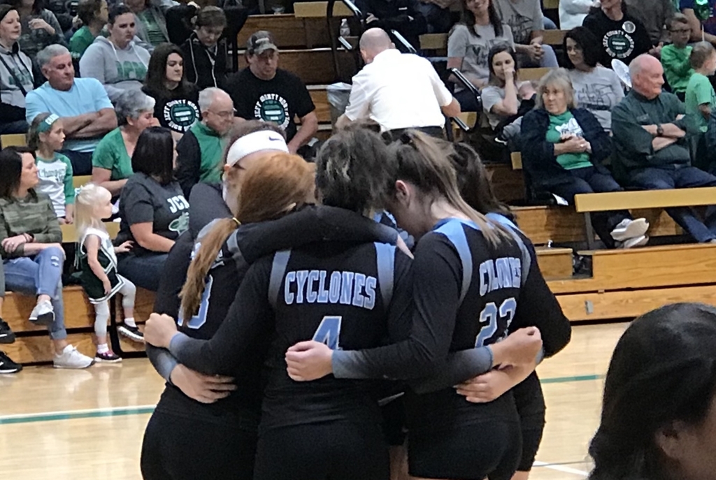 Cyclone Volleyball finishes season at Jeff County North. Proud of your efforts this season!!